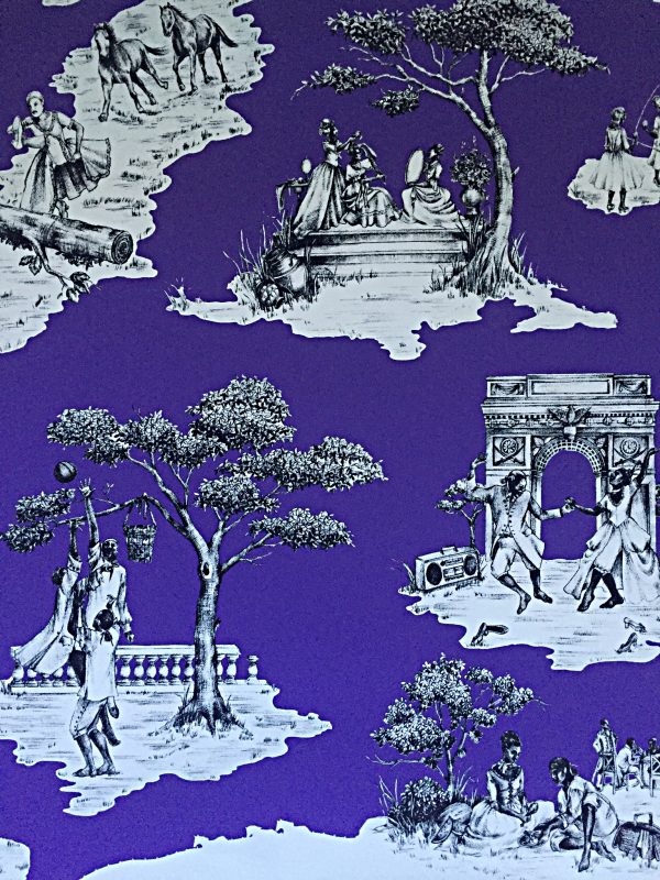 Harlem Toile de Jouy Hand Screened Wallpaper - Image 6